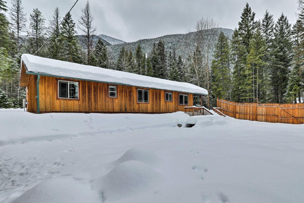 Hungry Horse Cabin Deck, Fire Pit, Near Glacier! Exterior foto